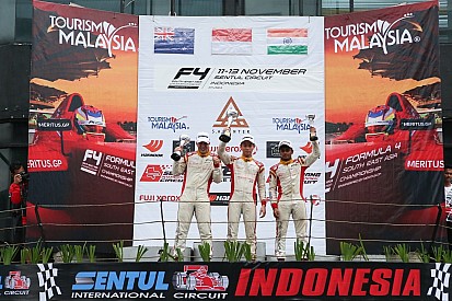 Lima kali naik podium, Presley juara umum F4/SEA di Sentul