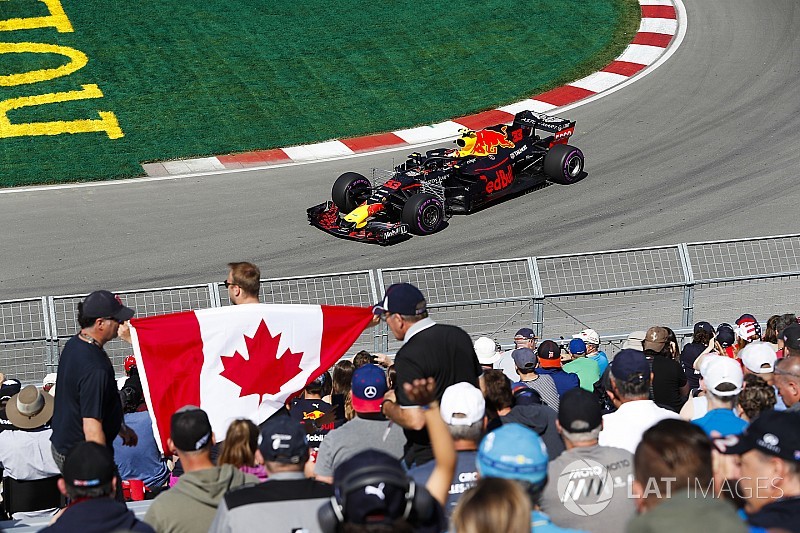 Verstappen opent Grand Prix-weekend in Canada met snelste tijd