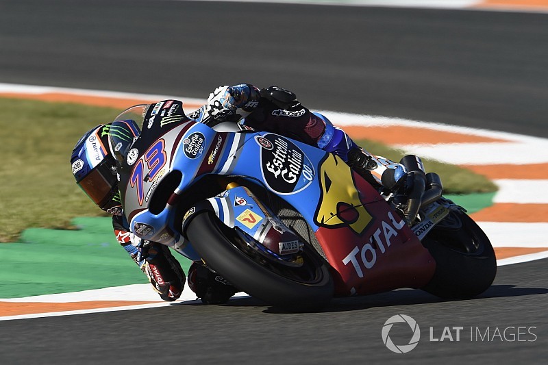 Marquez precede Morbidelli e Pasini e centra la pole a Valencia