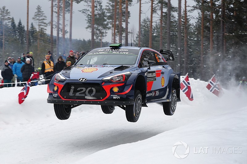 Экипажи Hyundai захватили первые три позиции на Ралли Швеция