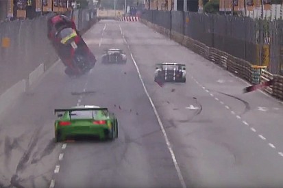 Vanthoor feels "awkward" to win after airborne crash