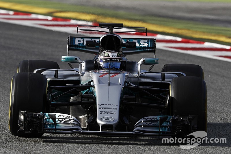 Bottas rompe la barrera del 1m20s el tercer día de test en Barcelona