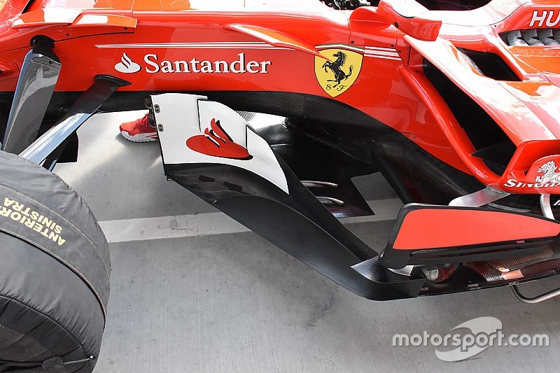 Rivoluzione Ferrari: il fondo e le barge board della SF70H sono tutte nuove