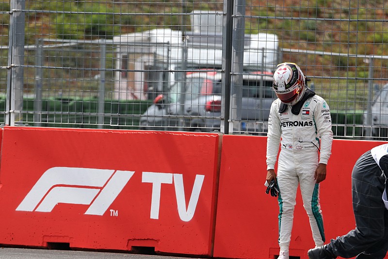 Képekben Hamilton drámája a Német Nagydíjról
