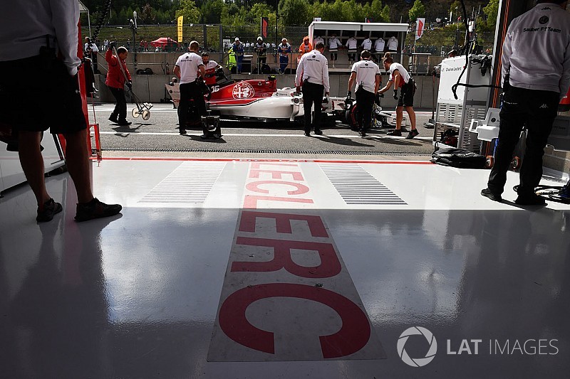 Diaporama: l'Alfa Romeo Sauber dans le Grand Prix de Belgique