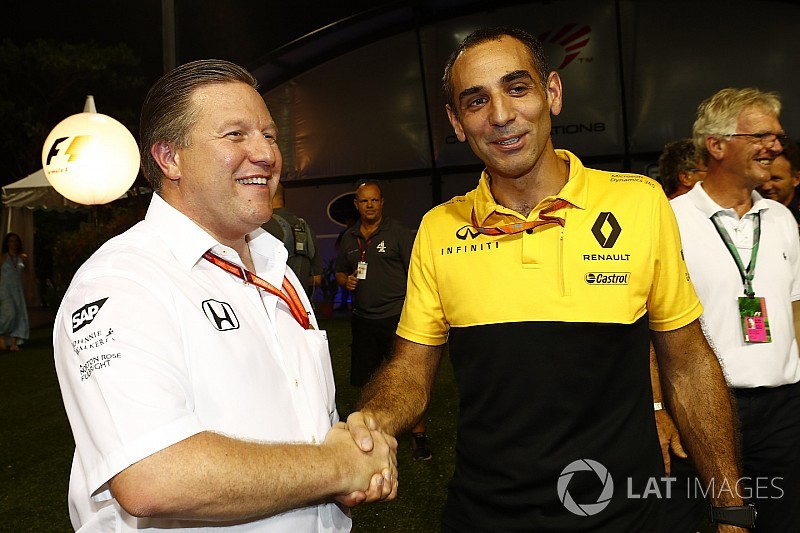 Renault niet bang om in 2018 verslagen te worden door McLaren