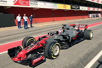 La Haas VF-17 aperçue avant sa présentation