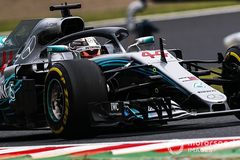 FP3 GP Jepang: Hamilton sapu bersih latihan, Hulkenberg kecelakaan