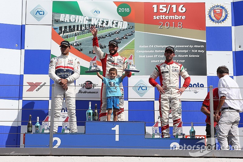 Andrea Gagliardini centra il primo successo in Gara 2 a Vallelunga