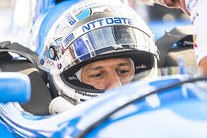 Indy 500: Kanaan leads, Harvey shunts at halfway point of first practice