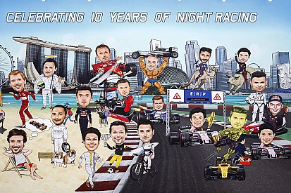 Die schönsten Fotos vom F1-GP Singapur: Donnerstag