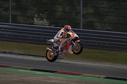 Komparasi pole kedelapan Marquez dengan video game MotoGP 17