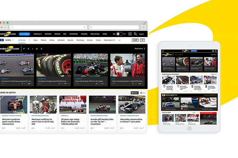 Motorsport.com змінить дизайн та функціонал веб-сайту