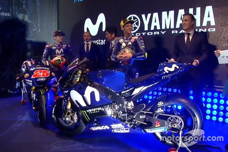 Відео: Россі та Віньялес зіграли рок на презентації Yamaha MotoGP