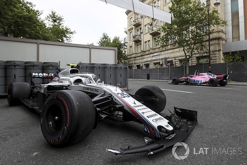 Sirotkin califica de injusto su castigo tras choque con Pérez
