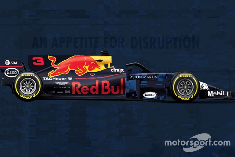 Синяя и с Halo. Наглядное сравнение новой машины Red Bull со старой