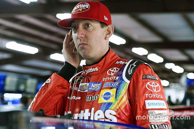 Kyle Busch tops final practice as Larson is forced into a backup car