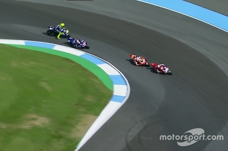 MotoGp Thailandia, Dovizioso leader. Spaventosa caduta di Jorge Lorenzo MotoGp Thailandia, Dovizioso leader. Spaventosa caduta di Jorge Lorenzo