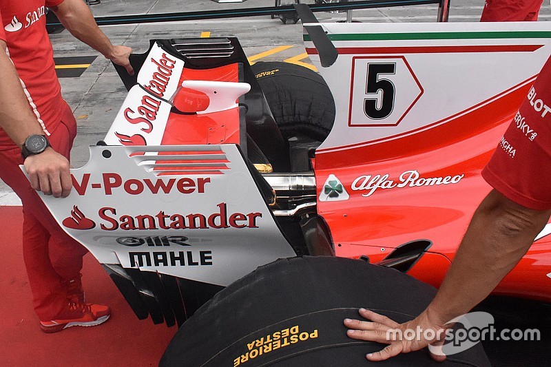 GALERÍA TÉCNICA: las mejoras en los coches de F1 en Monza
