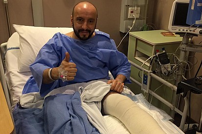 Mecânico da Ferrari passa por cirurgia após fratura