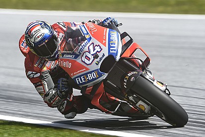 Austria MotoGP: Dovizioso tops warm-up from crashing Marquez