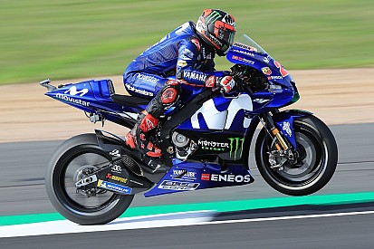 Silverstone MotoGP: Vinales leads Rossi in first practice