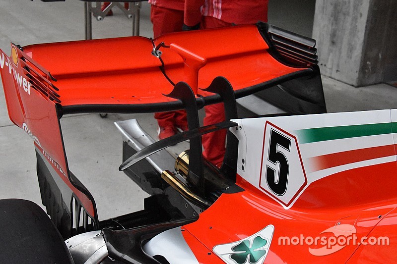 Ferrari y Mercedes muestran alerones traseros singulares para Bakú