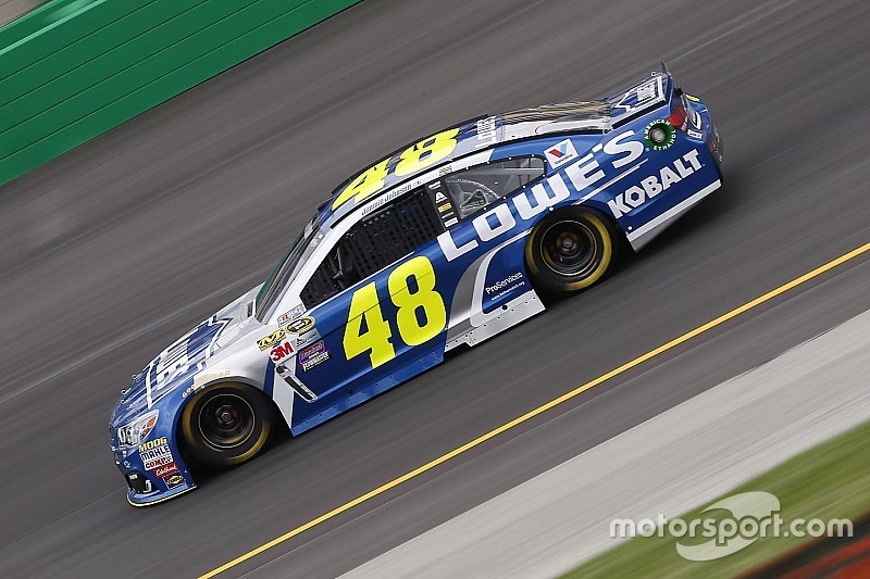 Severe weather halts Cup practice, Jimmie Johnson to a backup