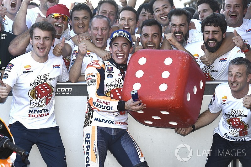 GALERI: Selebrasi juara dunia Marc Marquez
