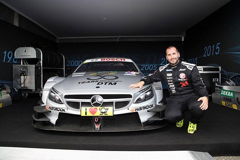 Négy körön át hajtotta a DTM-Mercedest Kiss Norbert