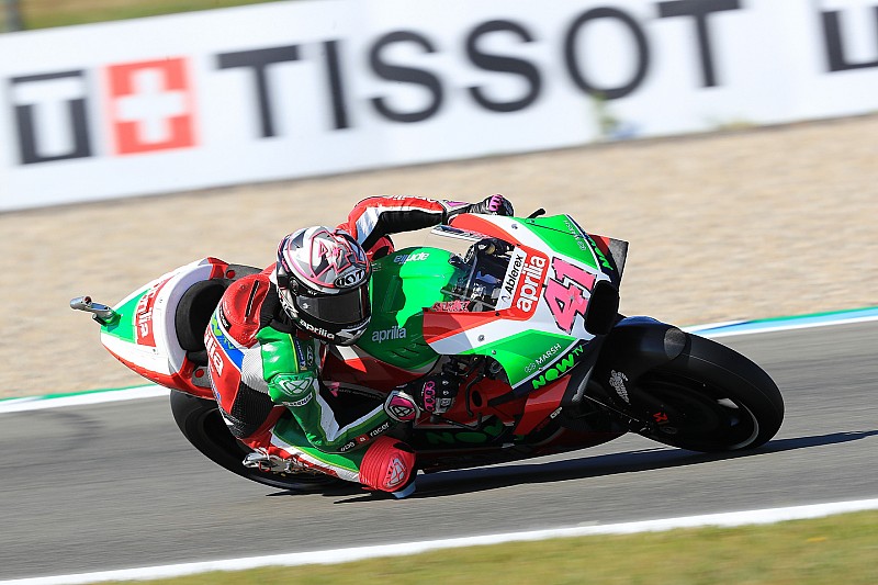 Espargaro piazza l'Aprilia in terza fila ad Assen:
