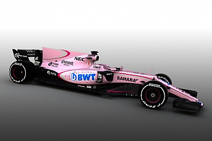 Машина Ф1 Force India стала рожевою