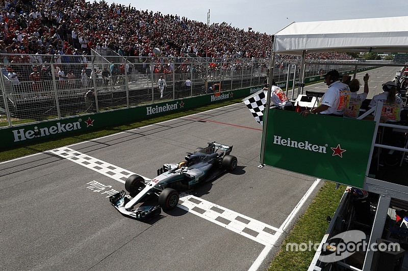 Kanada GP: Hamilton kazandı, Mercedes duble yaptı!