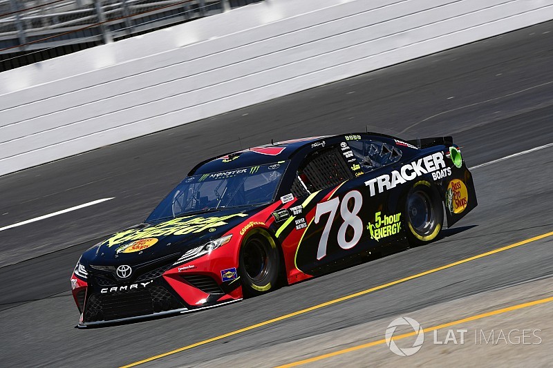 Truex wins Stage 1 at New Hampshire after lengthy rain delay