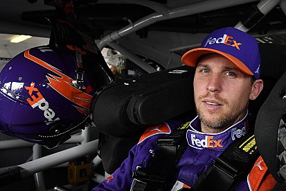 Denny Hamlin edges Kyle Busch for JGR front row lockout at Michigan