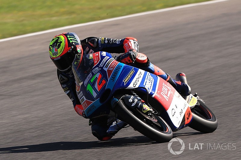 Test Mugello: Bezzecchi prova assetti al posteriore. Bastianini cade