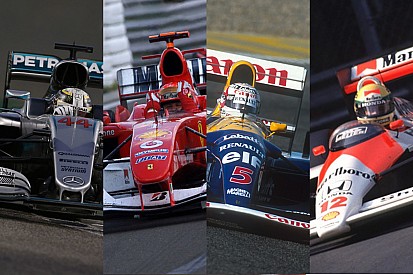 Die erfolgreichsten Formel-1-Autos der Geschichte