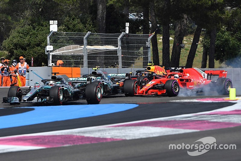 Hamilton critica el manejo de Vettel tras lo sucedido en Francia