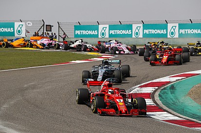 WK-stand Formule 1 2018: Koplopers morsen punten in China