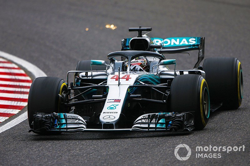 Japonya GP 3. antrenman: Hamilton, Vettel'in 0.116 saniye önünde lider