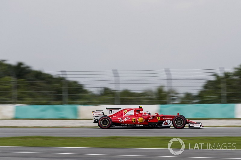 F1マレーシアGP FP3速報:ライコネン首位でフェラーリ1-2もトラブルか?