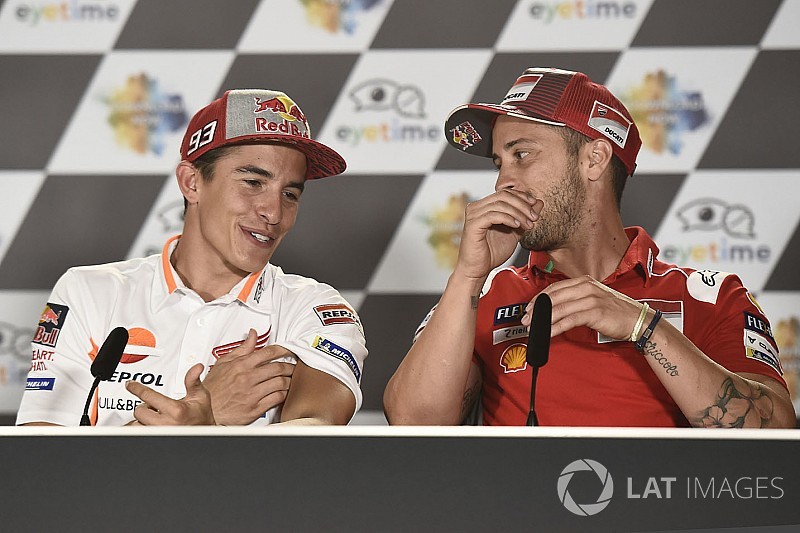 Márquez: “Le Ducati sono veloci e Dovi è il più forte, ma lavoro per giocarmi la vittoria con lui
