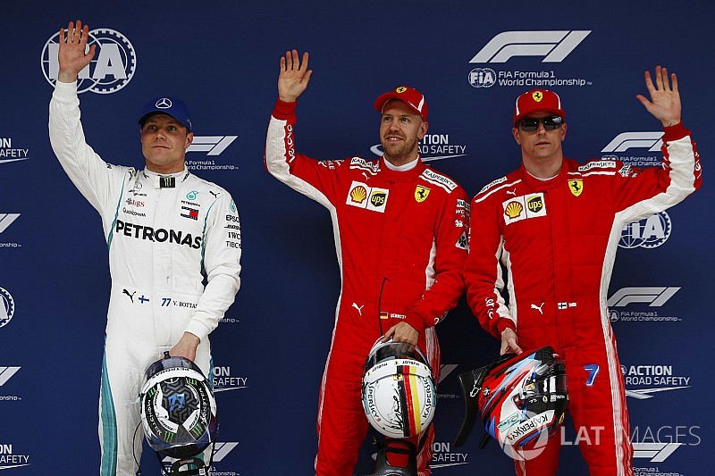 La grille de départ du GP de Chine