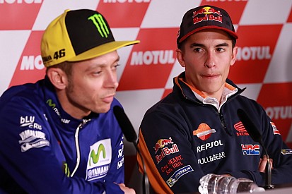 Márquez: "Espero que Rossi no siga mejorando con los años"