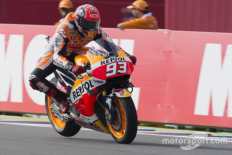 FP3 MotoGP Argentina: Marquez terjatuh, tapi masih yang tercepat