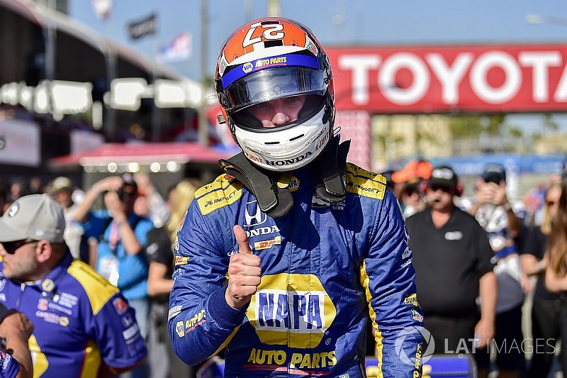Long Beach IndyCar: Brilliant Rossi beats the Penskes to pole
