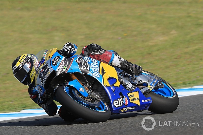 Tom Lüthi (23.) kämpft in Jerez mit den Bedingungen