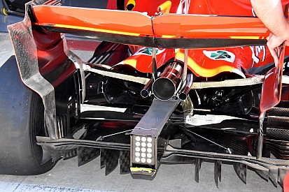Ferrari: anche nel diffusore posteriore ci sono modifiche per migliorare l'efficienza