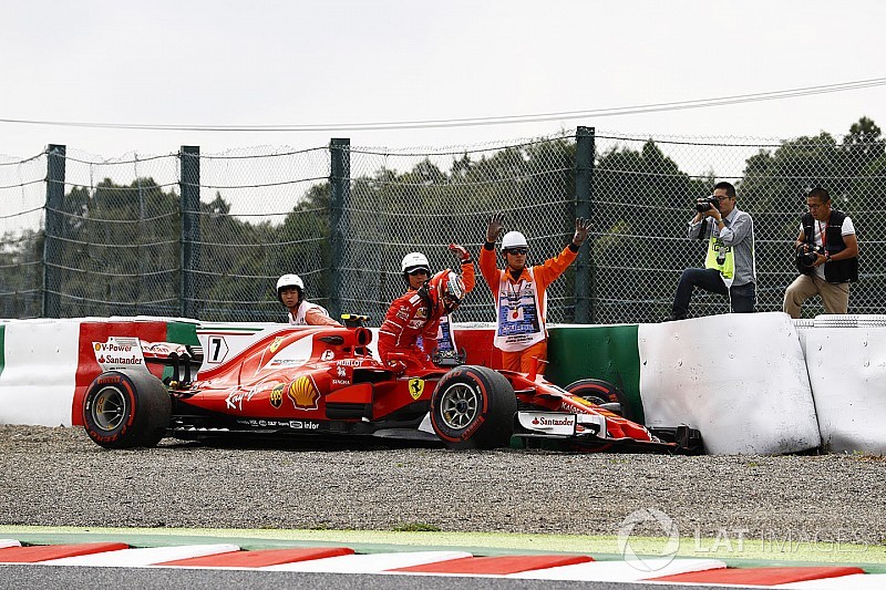 ライコネン、「FP3のクラッシュは大きな代償」とミスを悔やむ