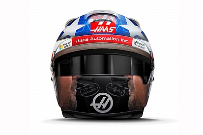 Grosjean homenageia Nicky Hayden com capacete especial
